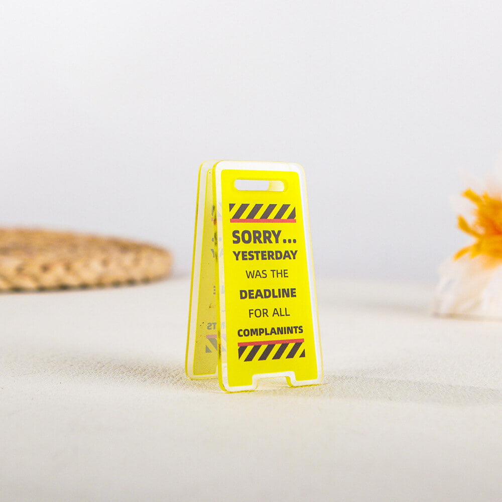 Funny Acrylic Desktop Signs