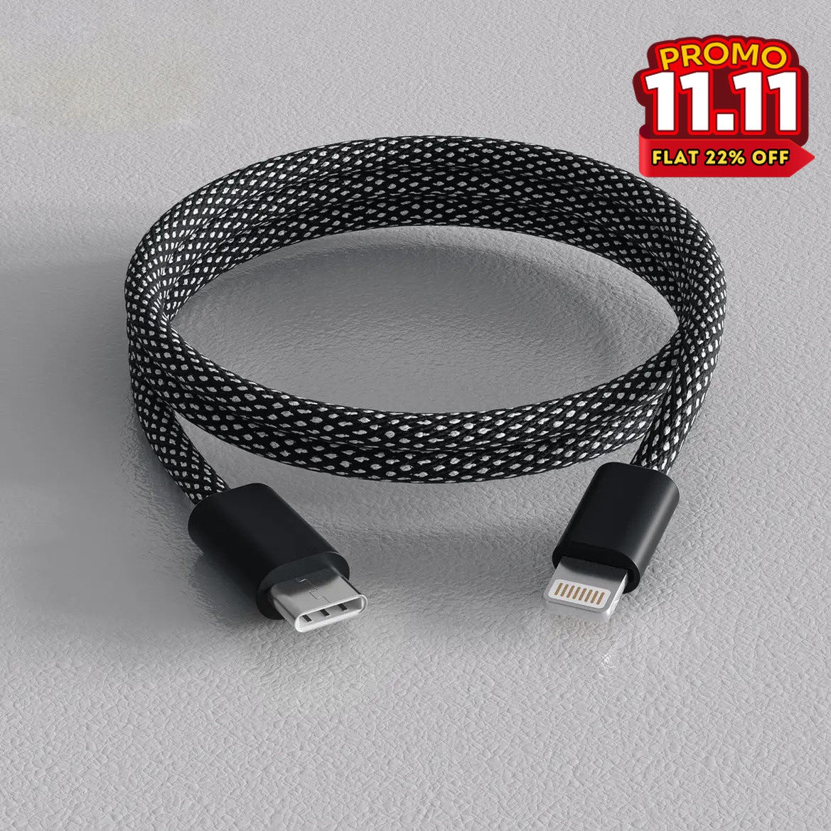 Braided Magnetic 66W Charging Cable-DIVERSITY