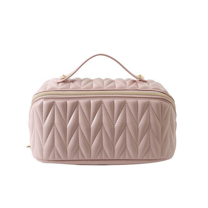 Groovy Textured Cosmetic Pouch