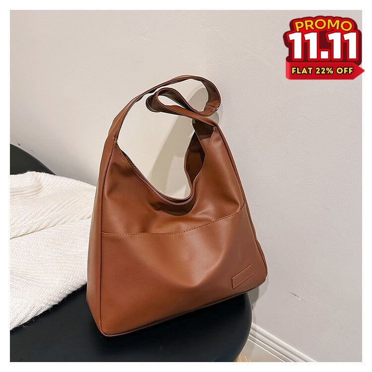 Faux Leather Tote Bag-DIVERSITY