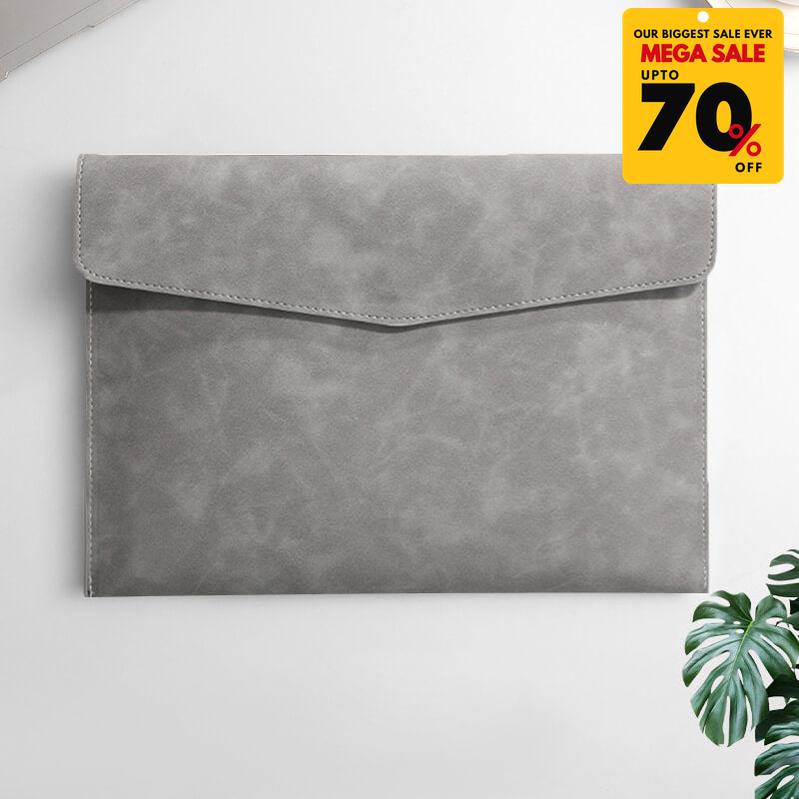 Faux Leather Document File Case
