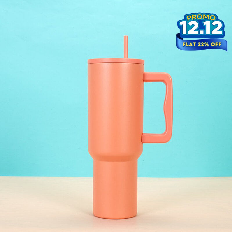 40oz Insulated Stainless Steel Tumbler - Coral