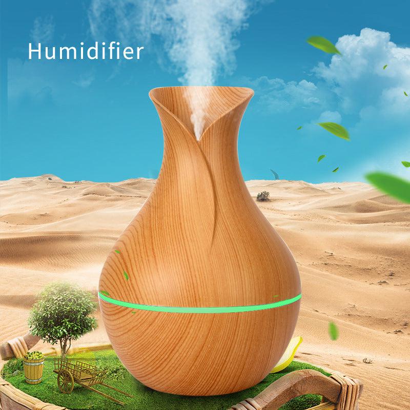 Portable Bamboo Aroma Humidifier