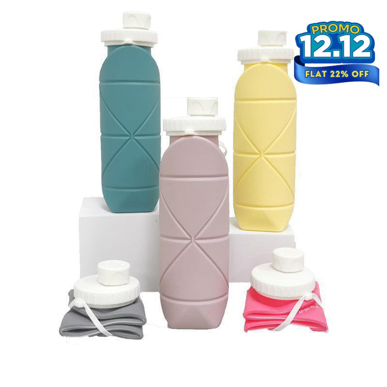 Foldable Silicone Water Bottle-DIVERSITY