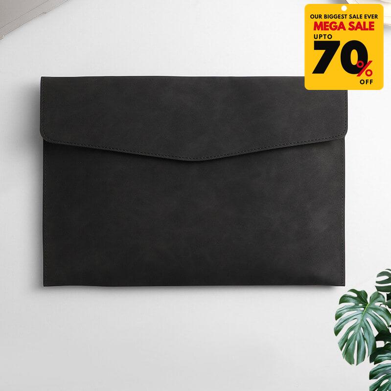 Faux Leather Document File Case