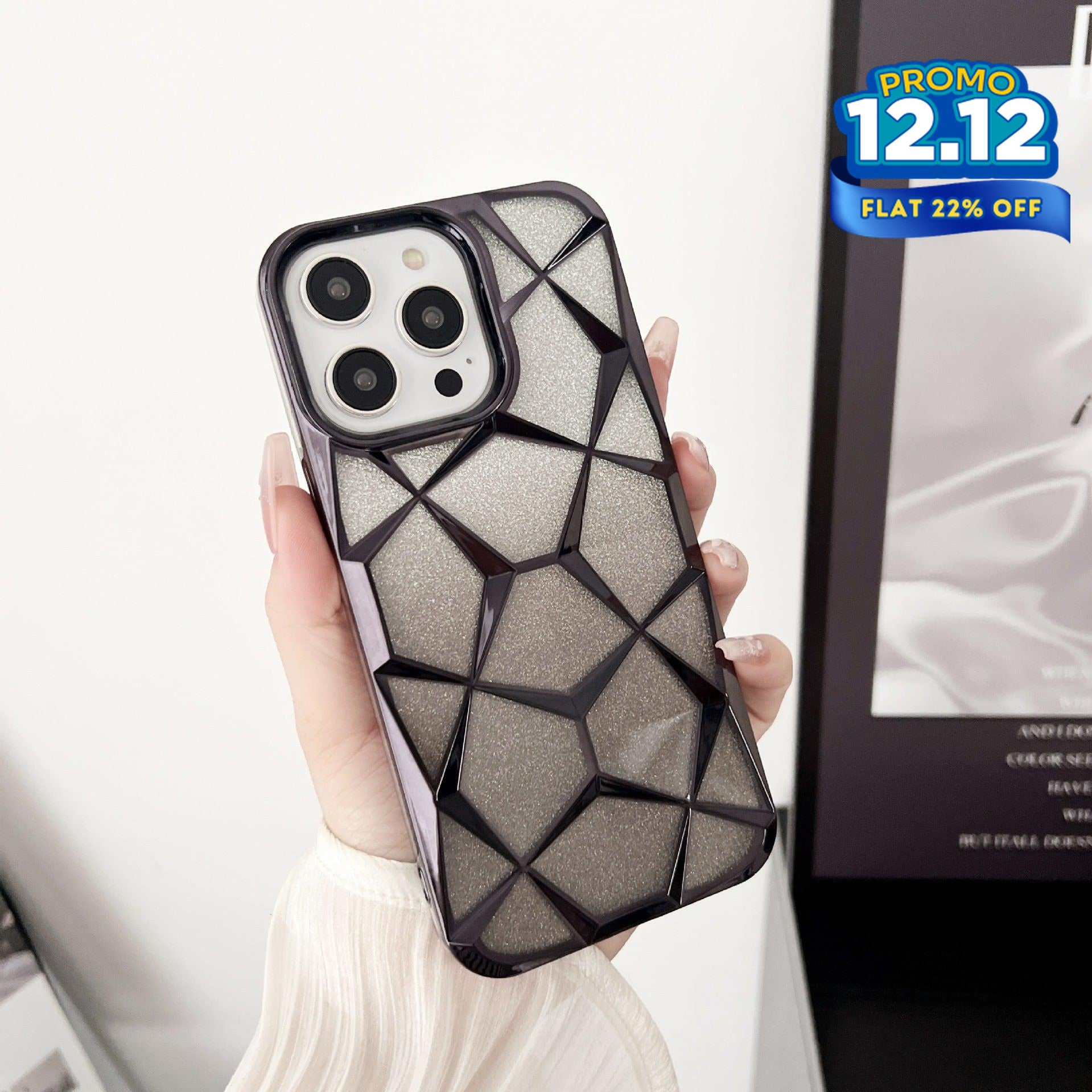 Diamond Pattern iPhone Case-DIVERSITY