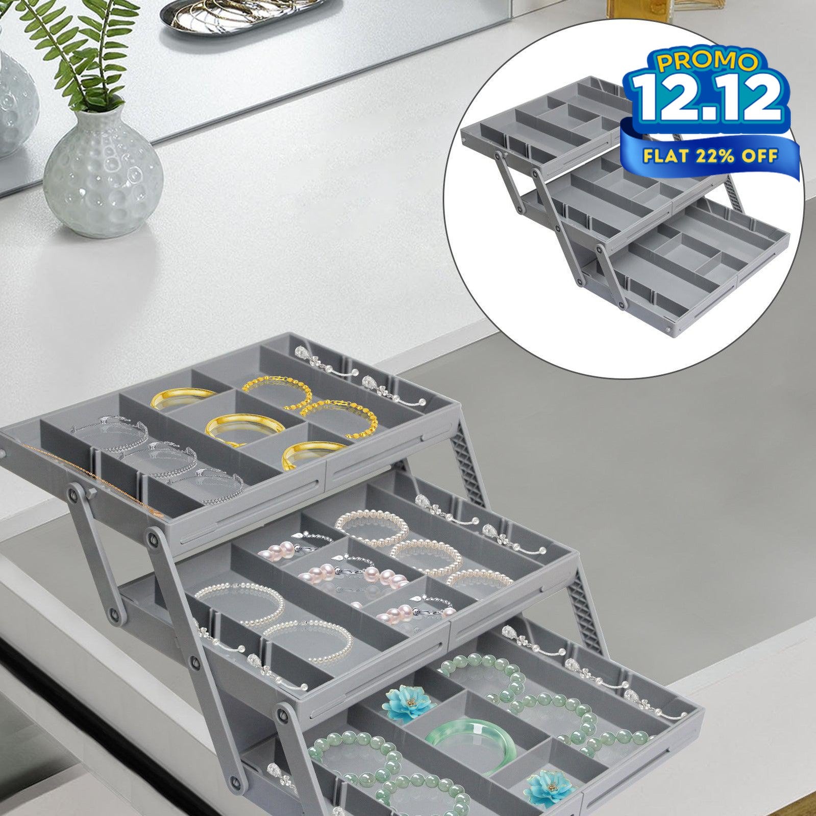 Expandable Drawer Organizer Trays-DIVERSITY