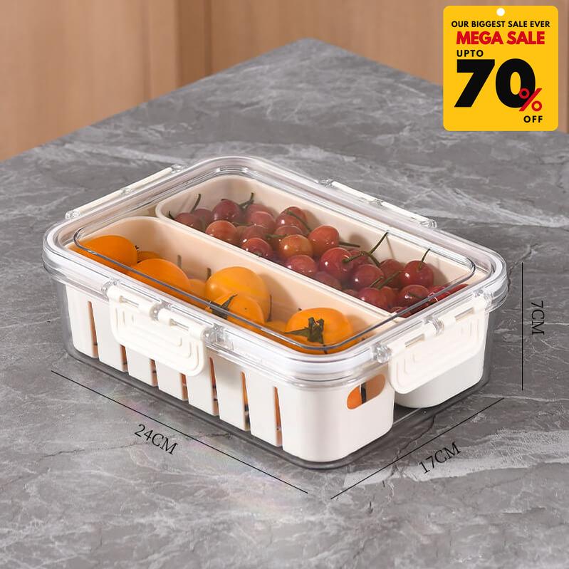 Food Storage Containers With Drain Basket