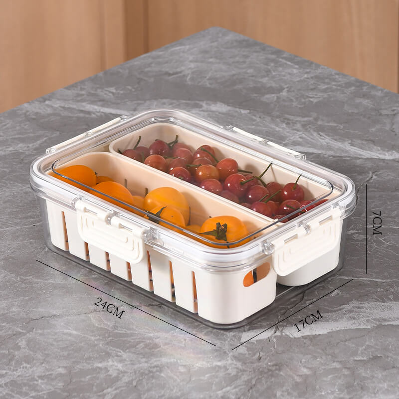 Food Storage Containers With Drain Basket