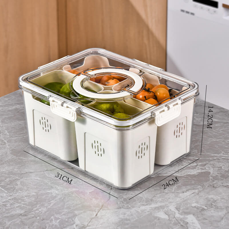 Food Storage Containers With Drain Basket