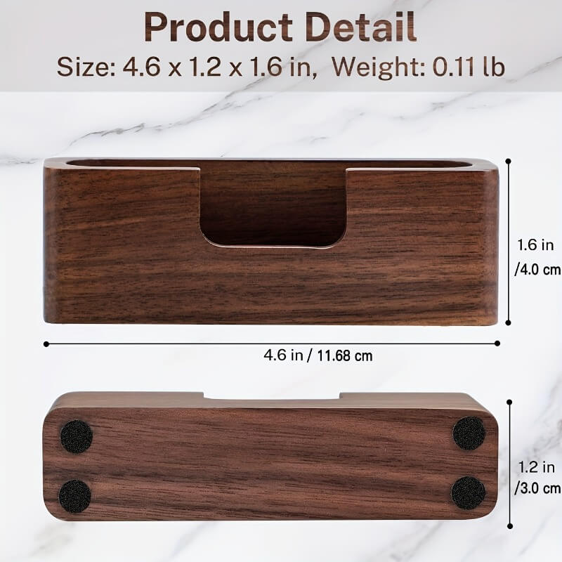 Minimalist Wooden Business Card Holder