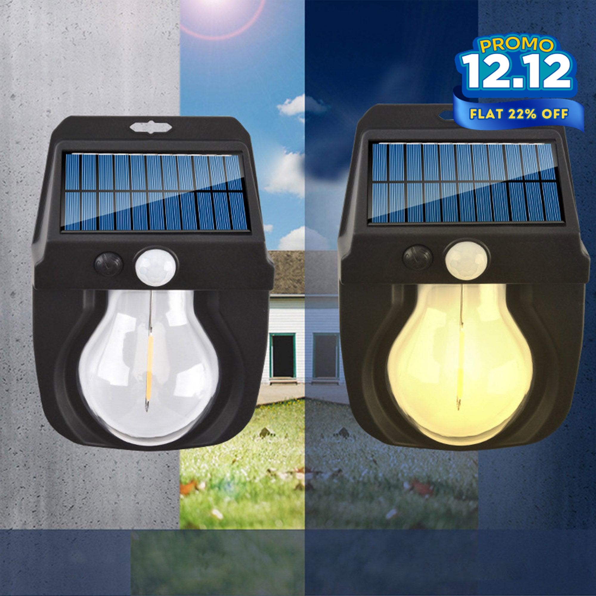 Outdoor Solar Sensor Motion Light - CL118-DIVERSITY