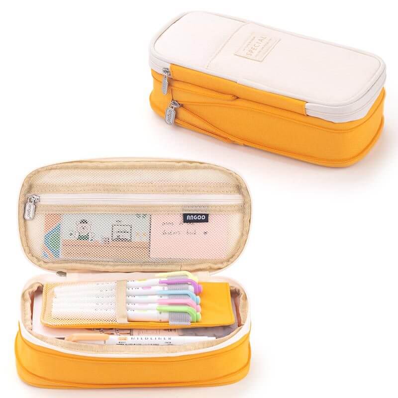 Multi-Compartment Pencil Case Pouch-DIVERSITY