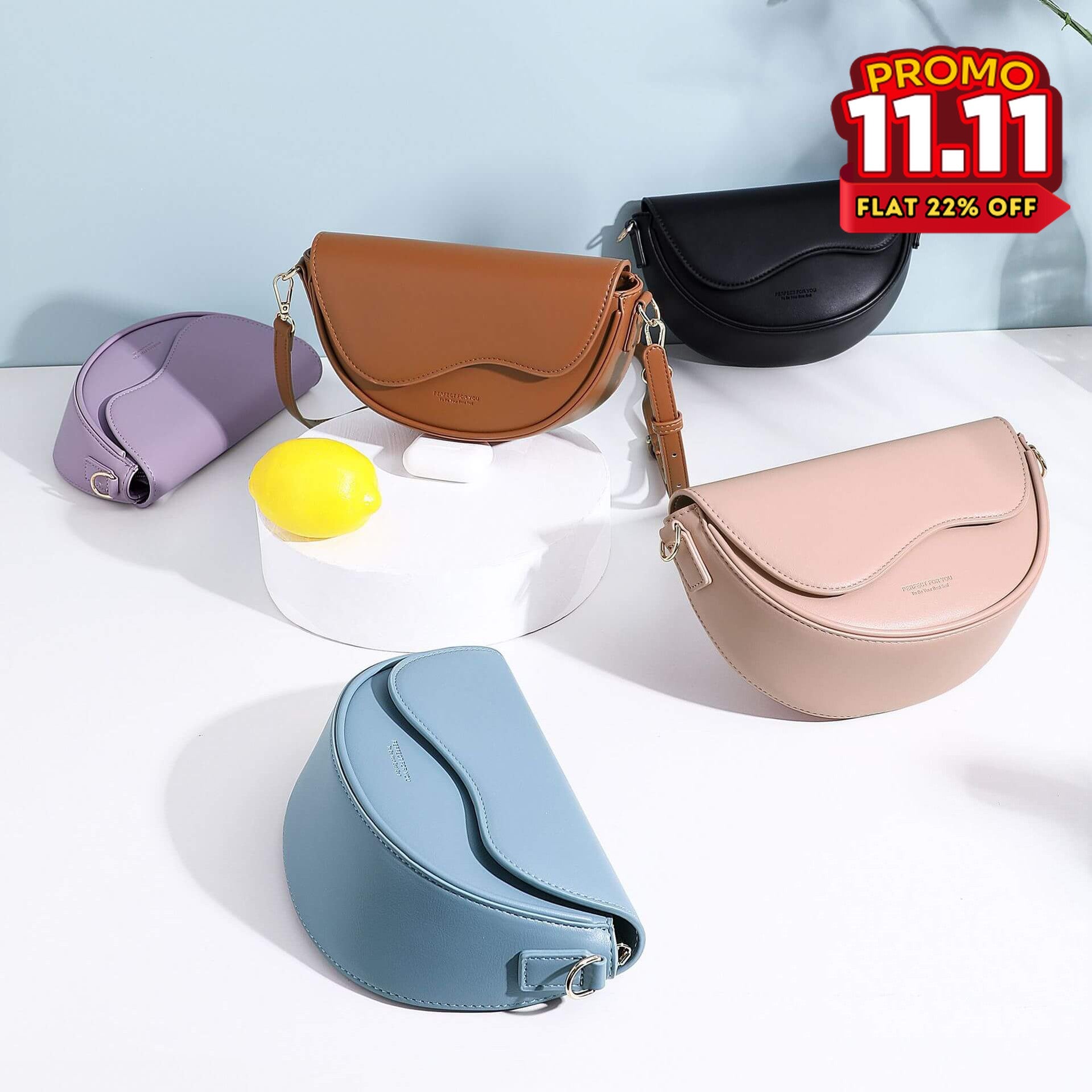 Retro Half Moon Bag-DIVERSITY