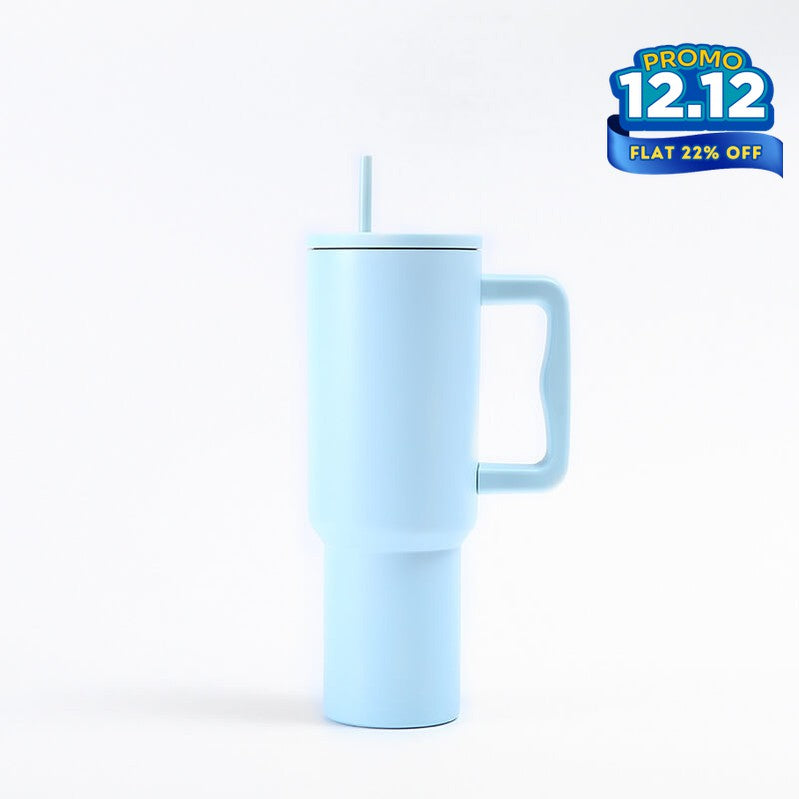 40oz Insulated Stainless Steel Tumbler - Light Blue