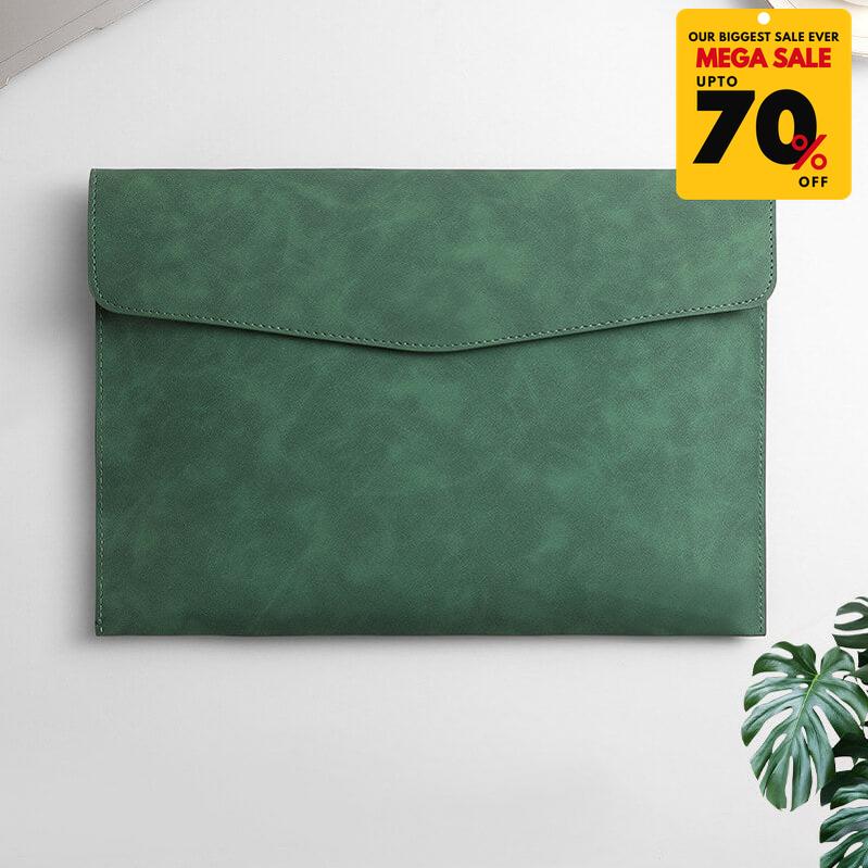 Faux Leather Document File Case