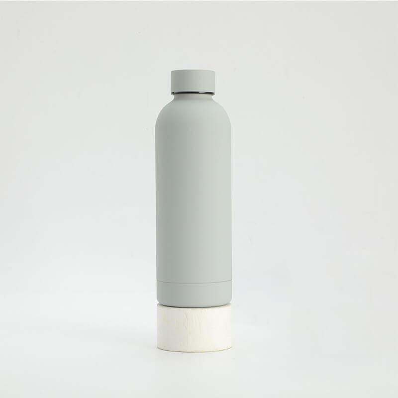 Matte Water Bottle - Light Grey