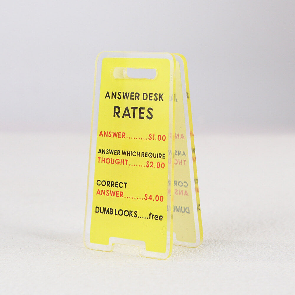 Funny Acrylic Desktop Signs