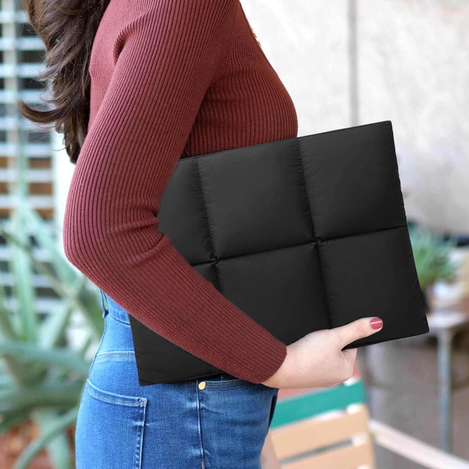 Puffy Laptop Sleeve - Black