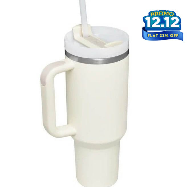 Classic 40oz Quencher Tumbler - Cream White