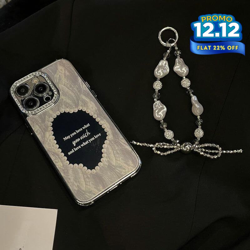 Vintage Pearl Heart iPhone Case with Charm Bracelet-DIVERSITY