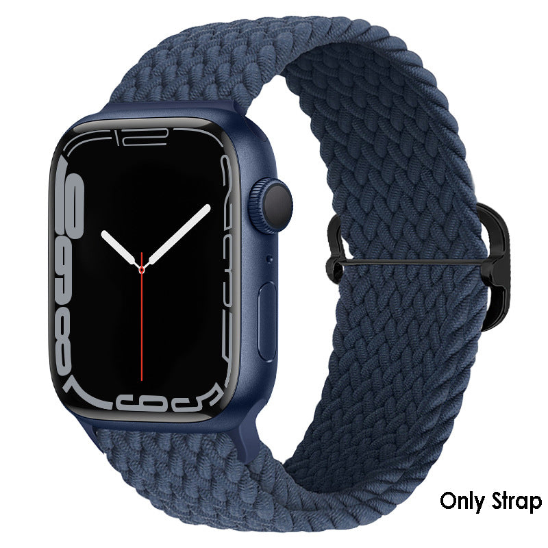 Soft Braided Loop Band For Apple Watch - Deep Blue