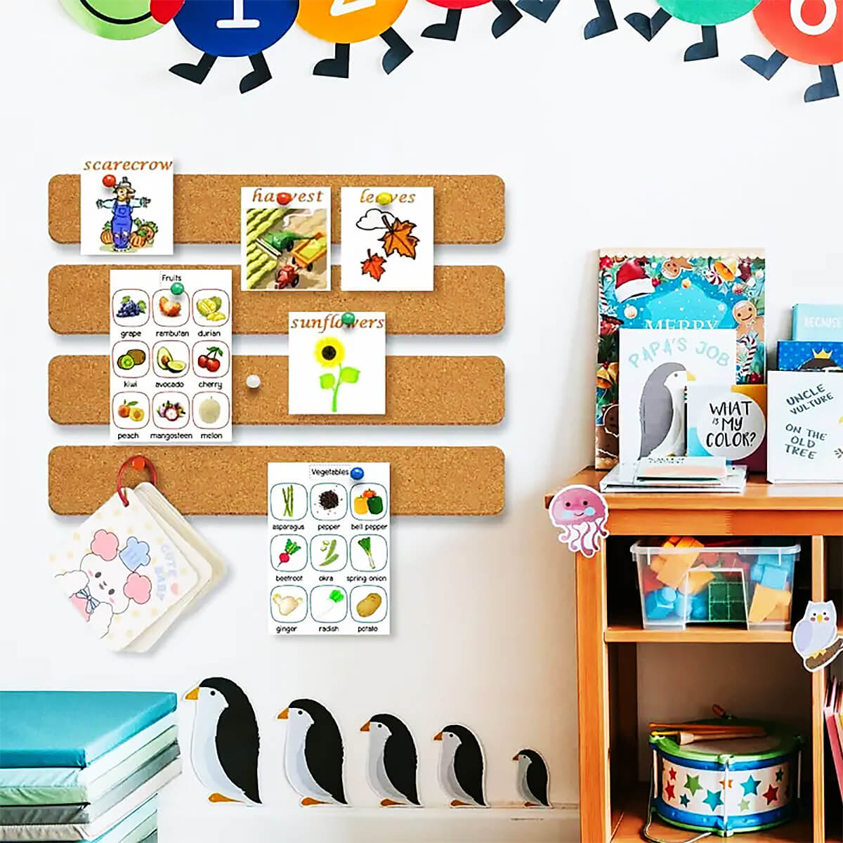 Self-Adhesive Long Cork Board Strips