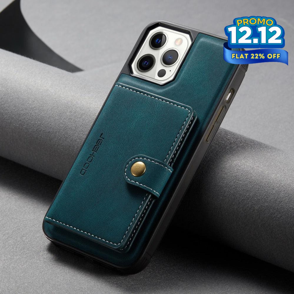 Faux Leather Phone Case With Magnetic Wallet-DIVERSITY