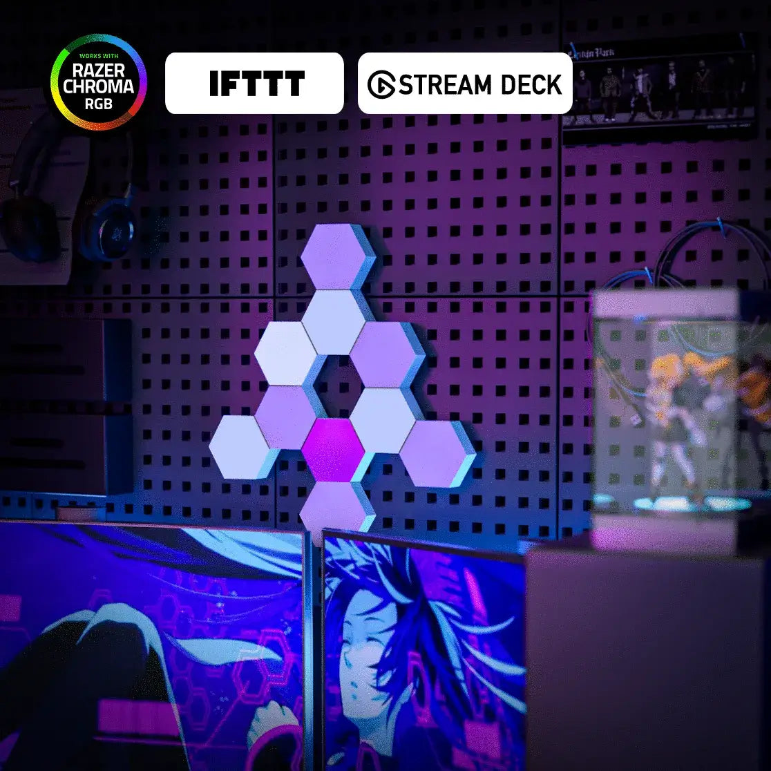 COLOLIGHT Hexagon 10 PCS Light Kit