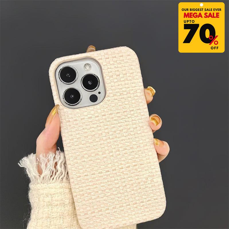 Textured Woven iPhone Case-DIVERSITY