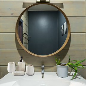 Leaf Ceramic Bathroom Set - White