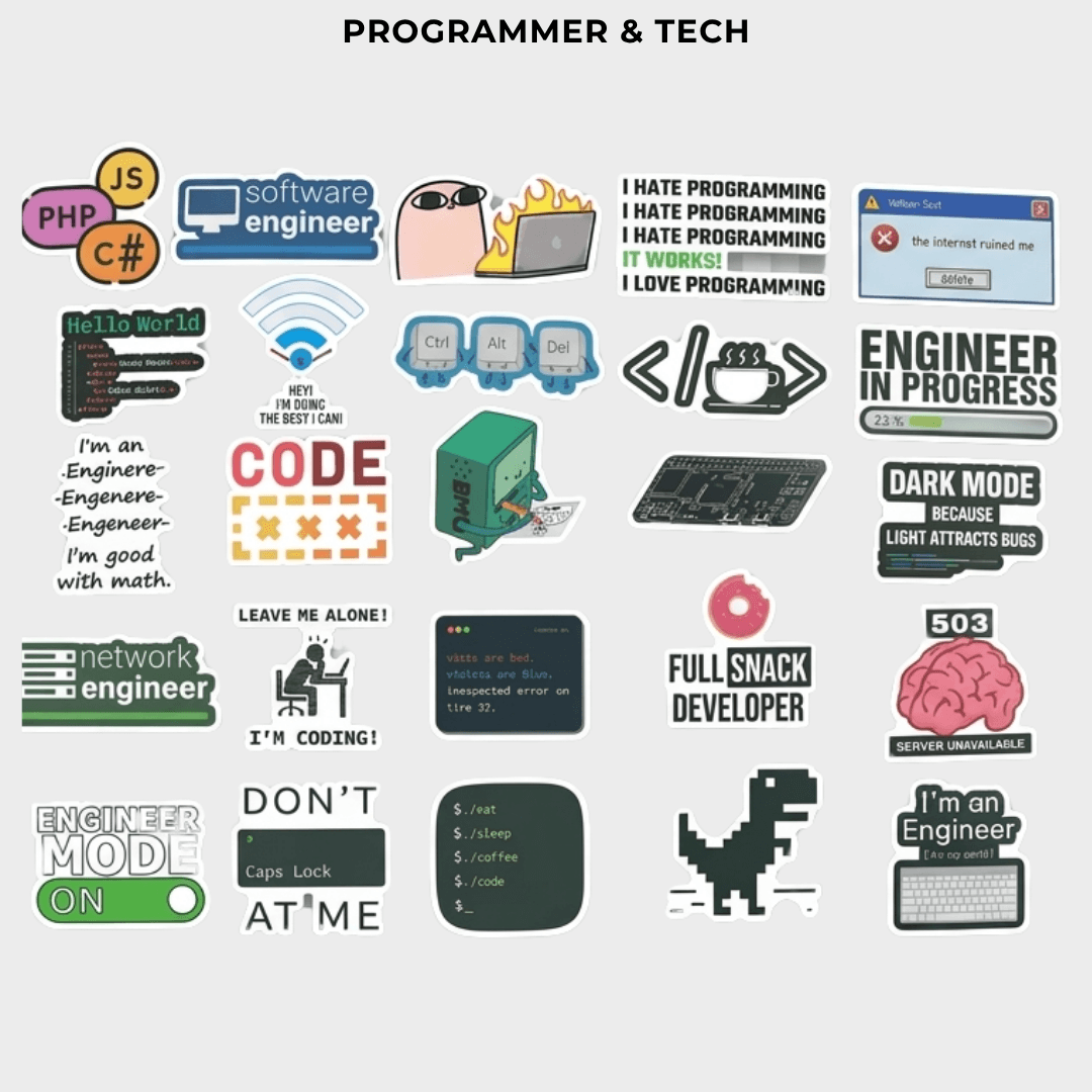 Aesthetic Decorative Stickers For Laptop & Journal