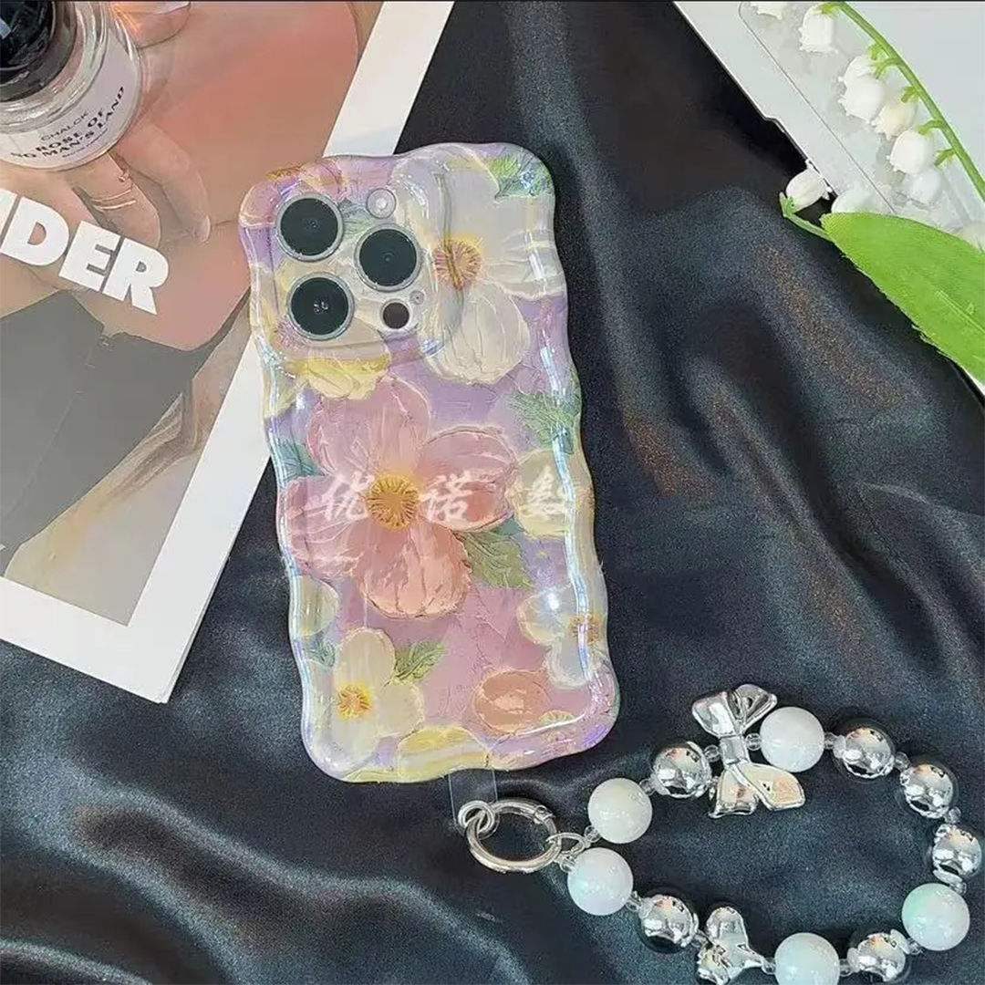 Glossy Flower iPhone Case