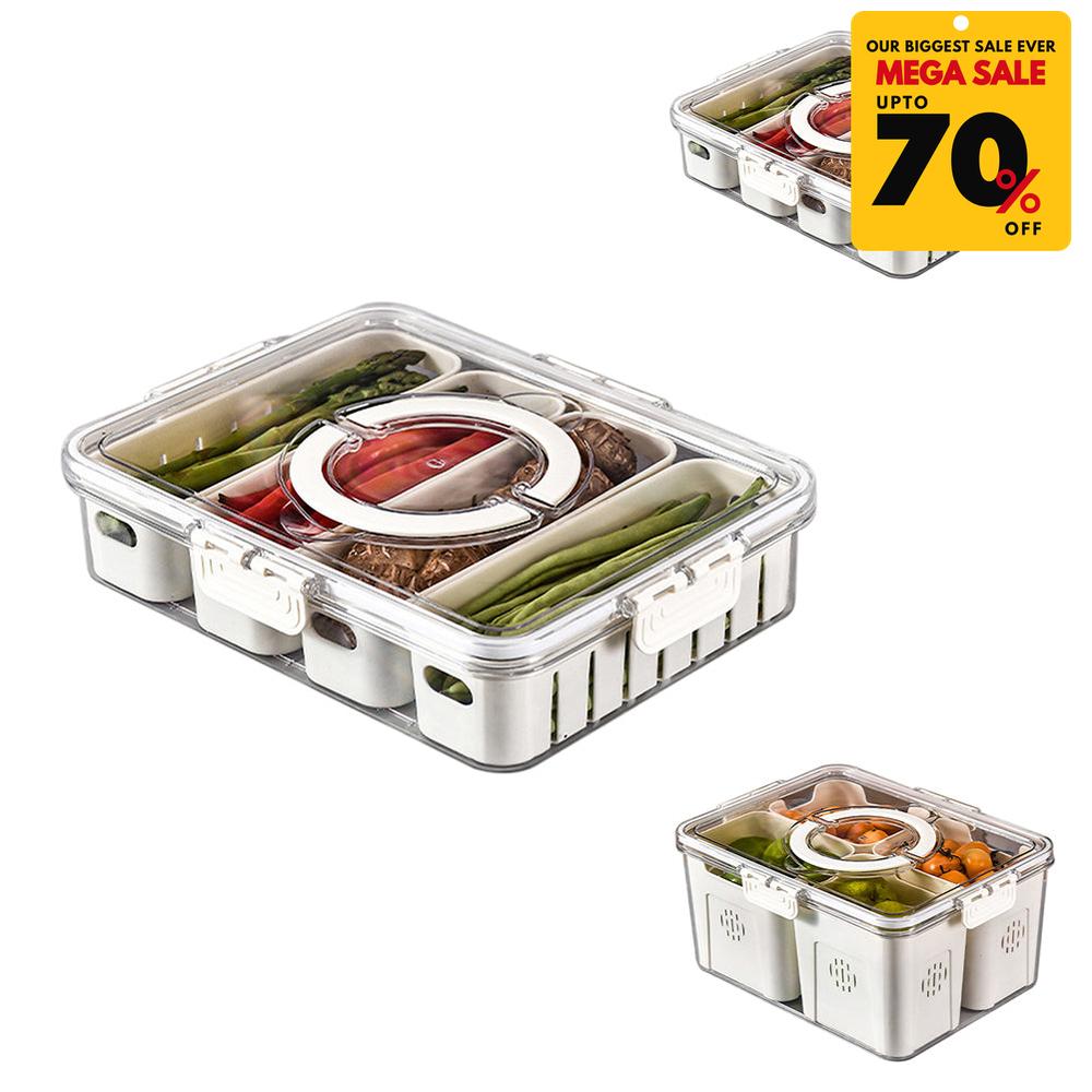 Food Storage Containers With Drain Basket
