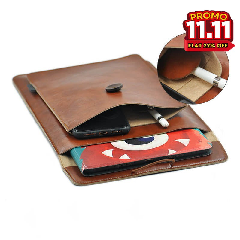 Laptop sleeve with multi pockets