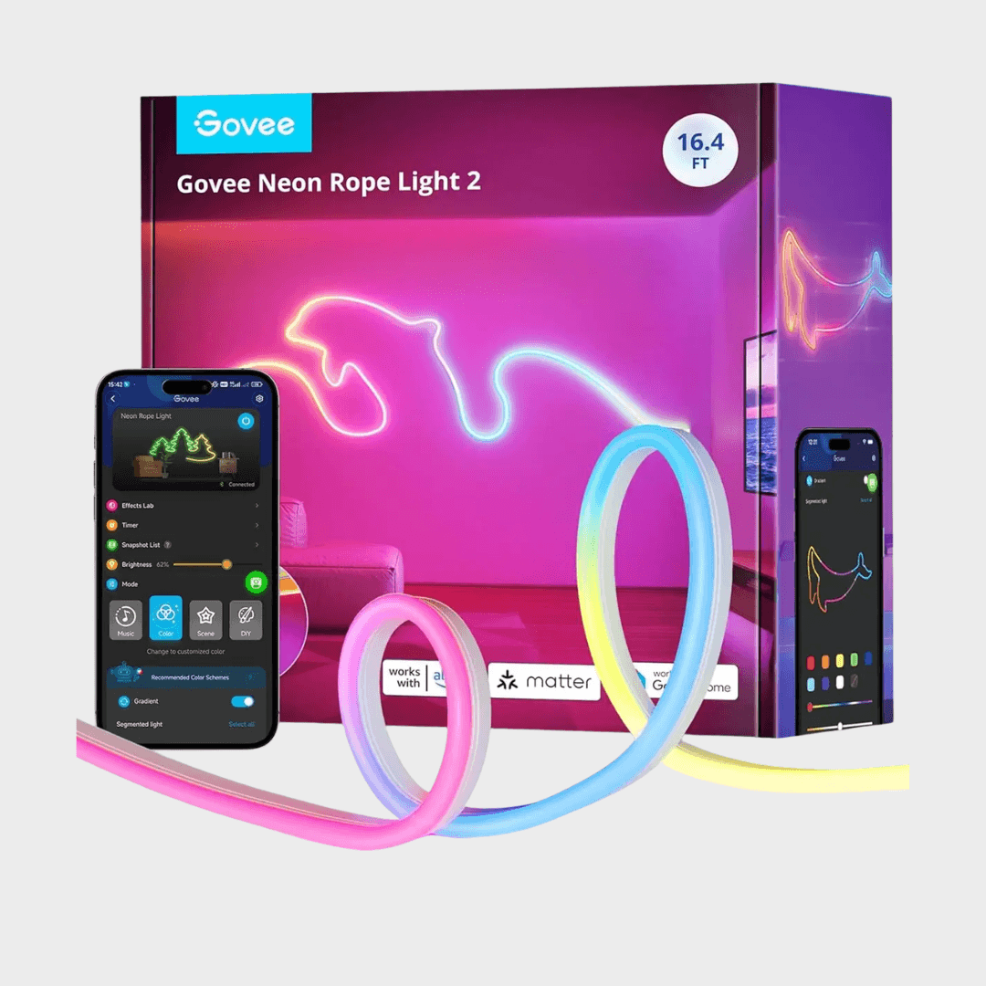 Govee Neon Rope Light 2 for Wall Lining — 16.4ft (5M)