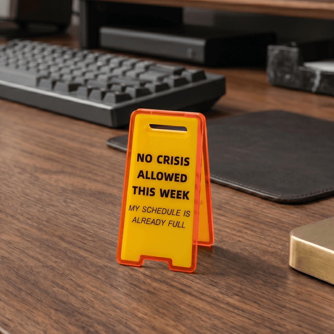 Funny Acrylic Desktop Signs