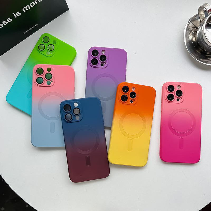 Ombre Silicone iPhone Case-DIVERSITY