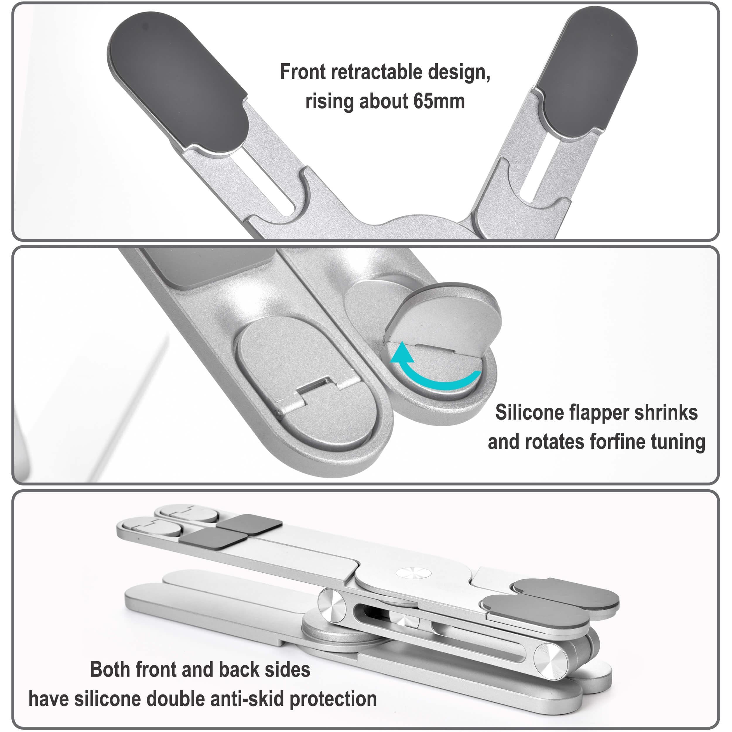 Aluminum Alloy 360 Rotating Laptop Stand-DIVERSITY