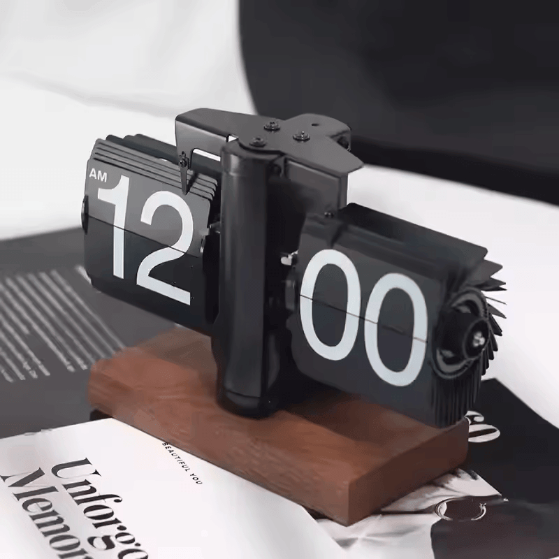 #Color_Full Black - Flat Wooden Design