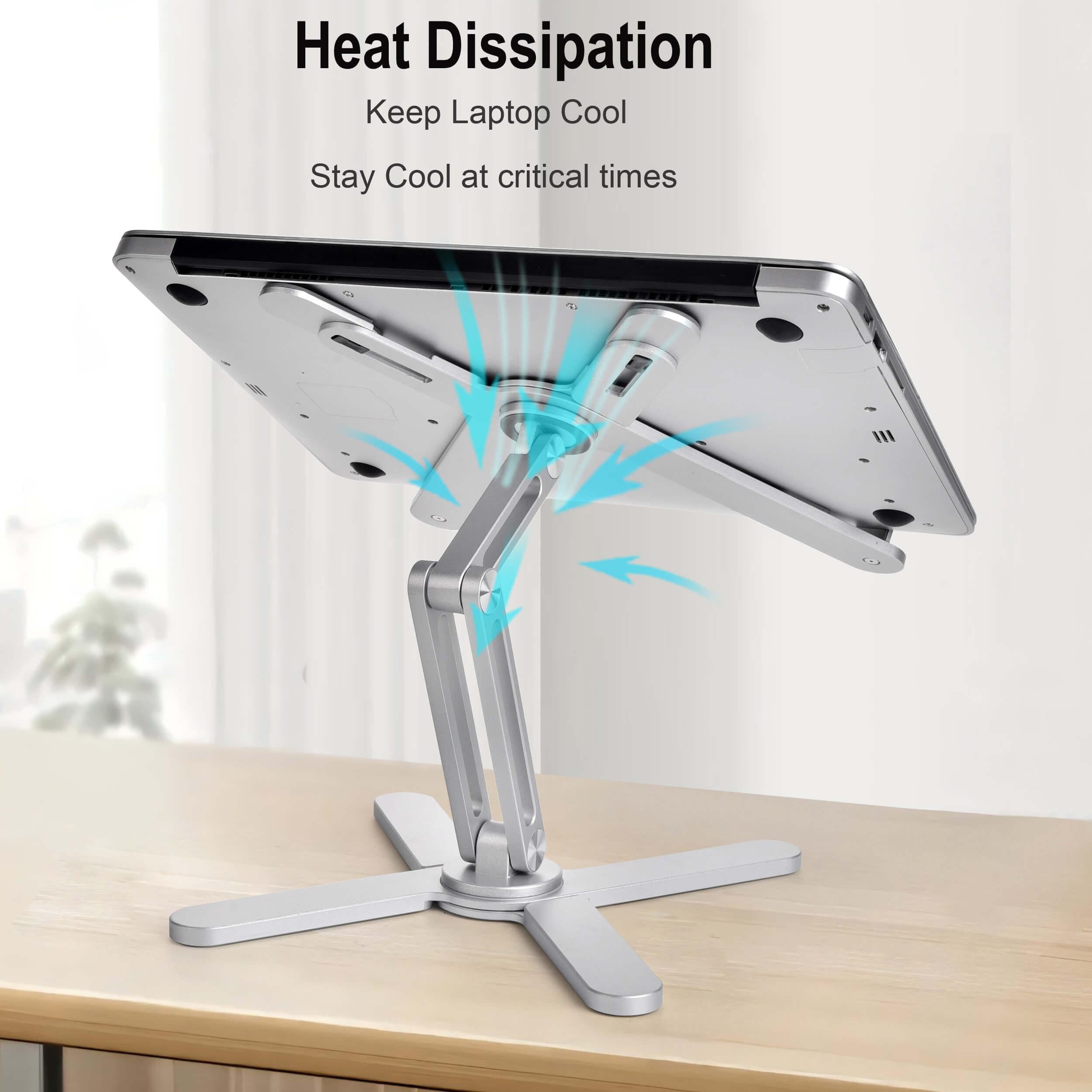 Aluminum Alloy 360 Rotating Laptop Stand-DIVERSITY