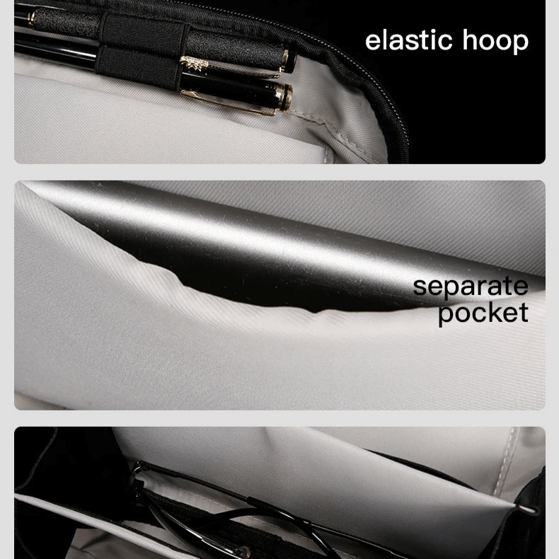 BANGE Multi Layers Tech Storage Bag - Black