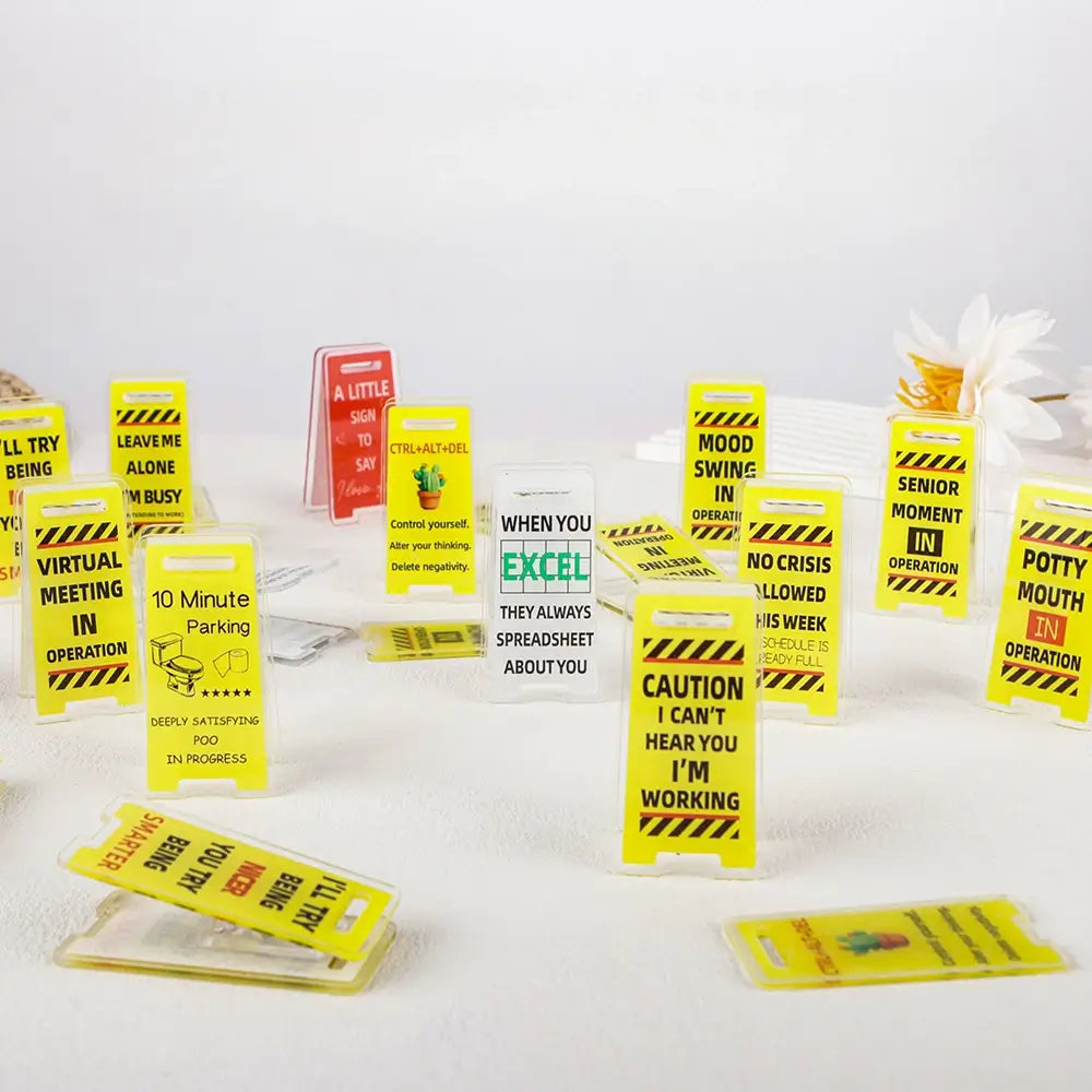 Funny Acrylic Desktop Signs