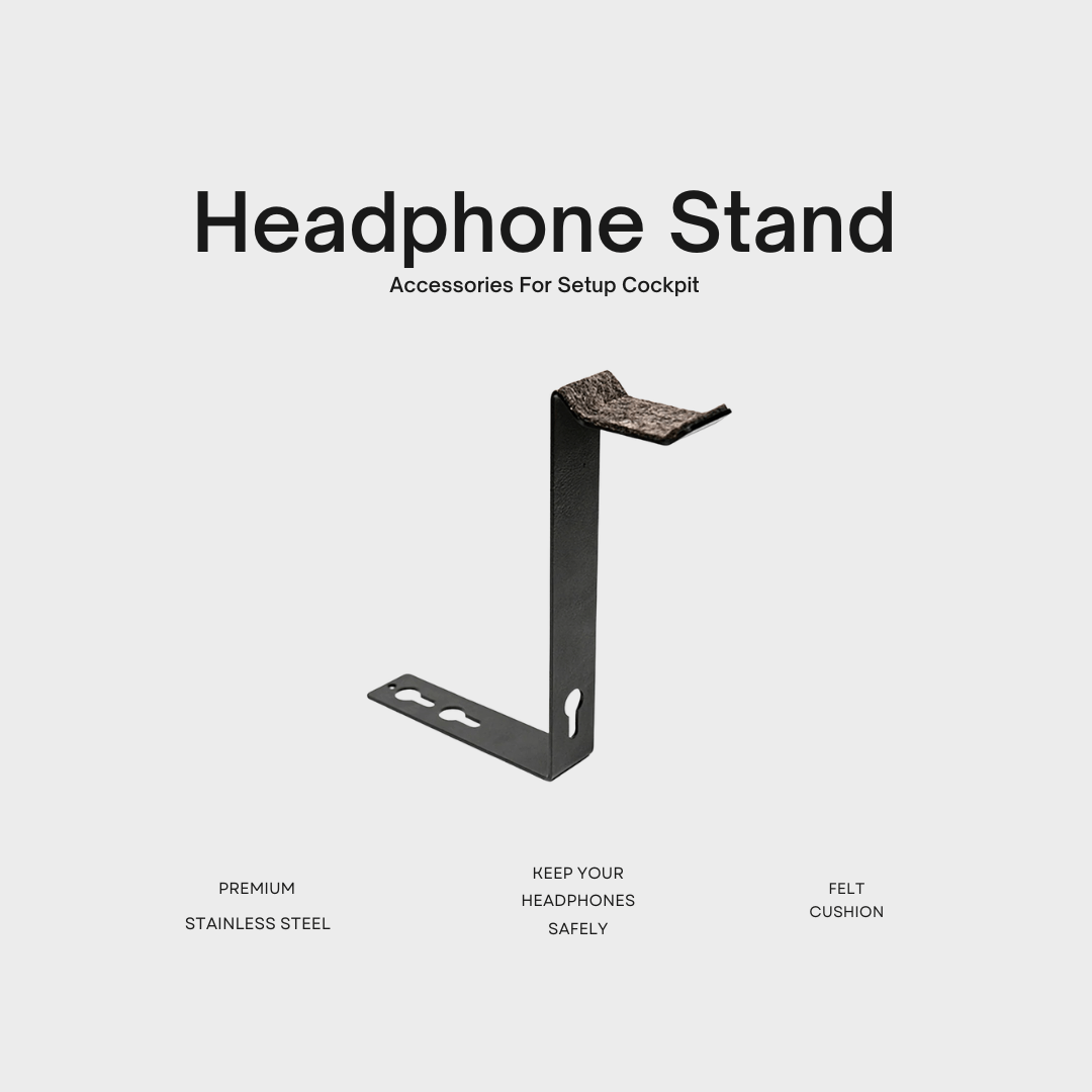 Headphone Stand For Setup Cockpit