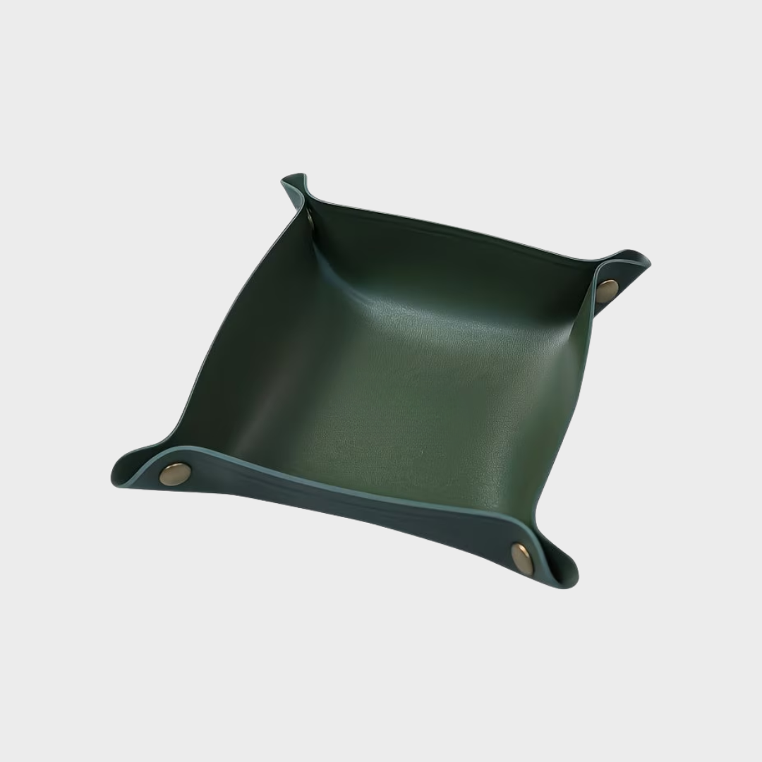 Nordic PU Leather Storage Tray