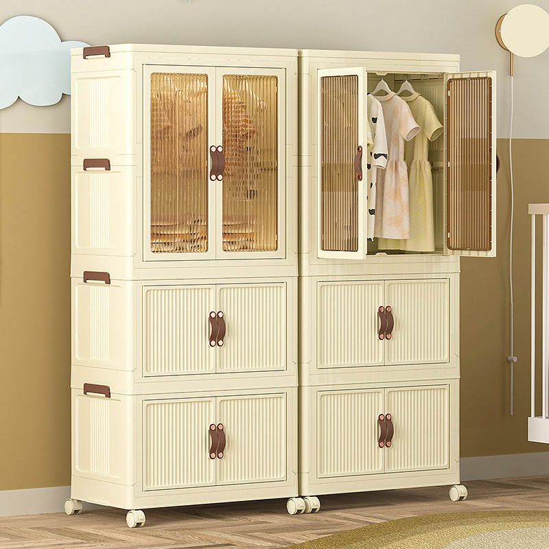 Acrylic Wardrobe Cabinet With Storage Box