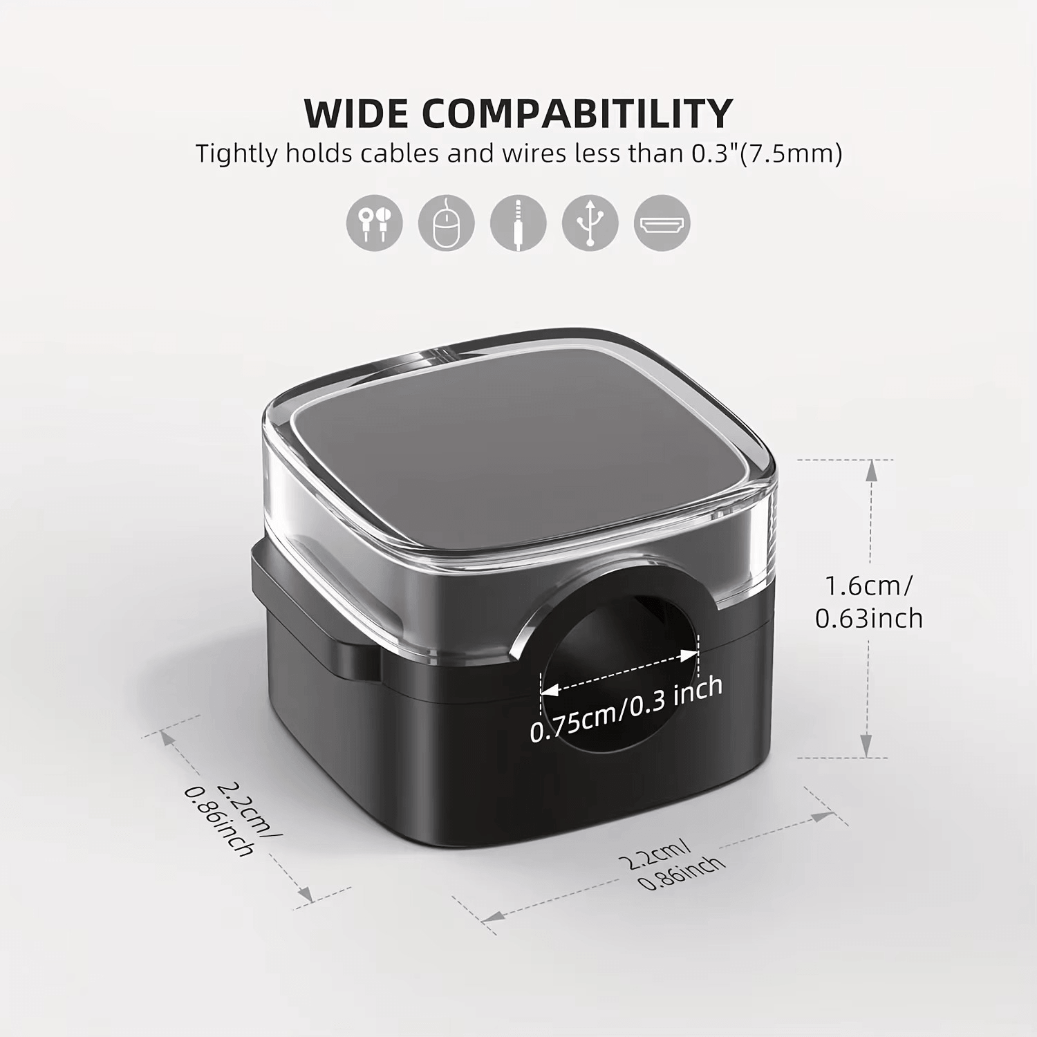 Magnetic Desktop Cable Organizer Clips