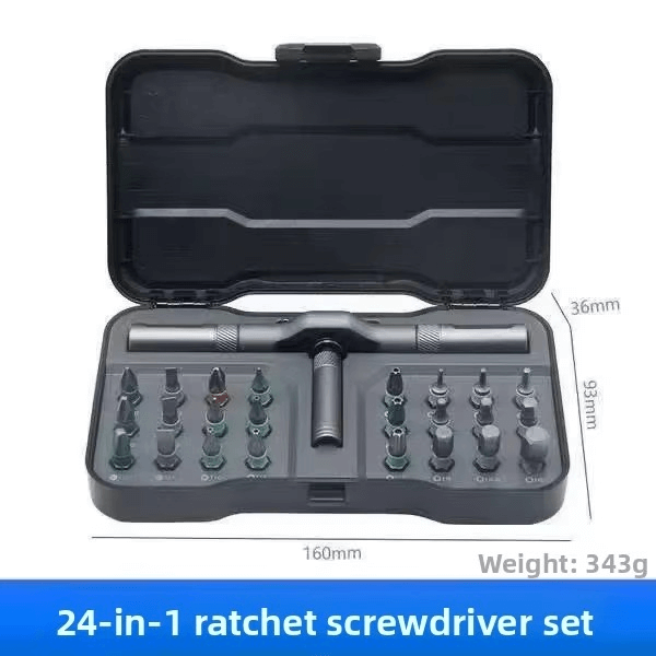 24-in-1 Ratchet Screwdriver Set