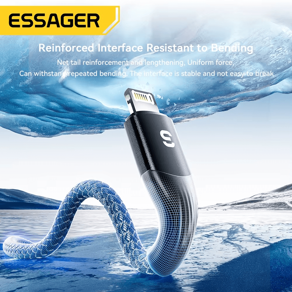 Essager 29W PD USB-C to Lightning Charging Cable