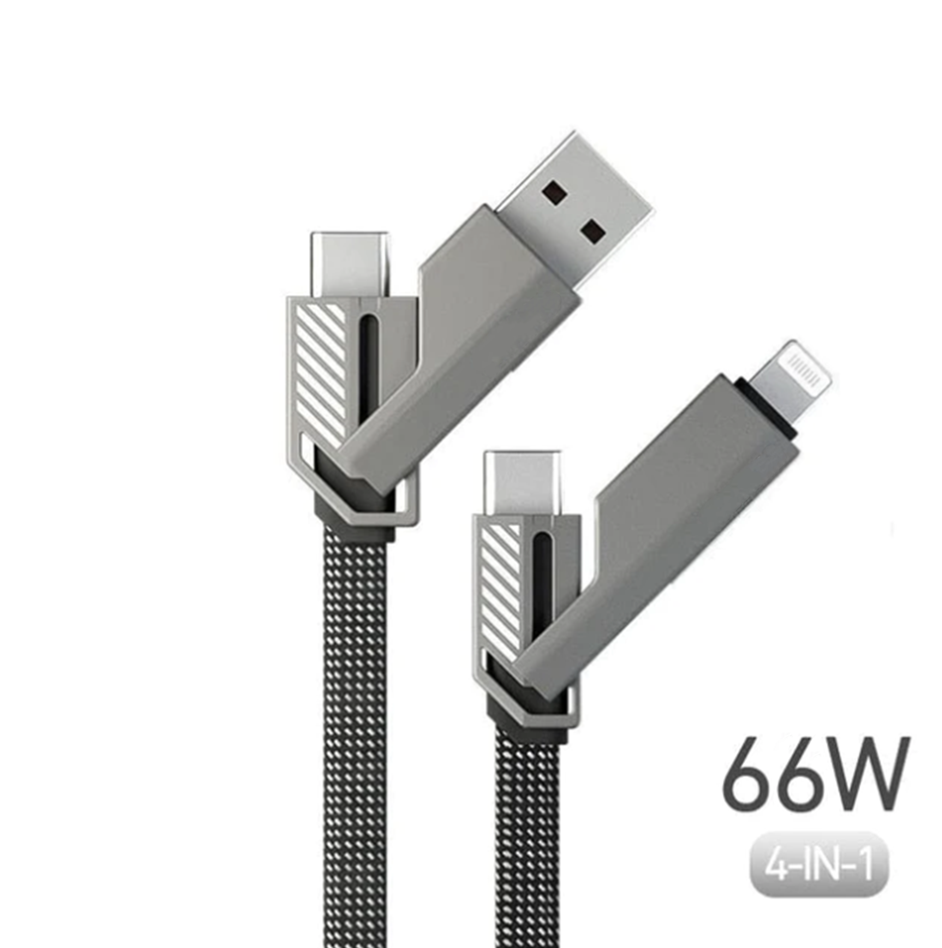 4-in-1 Multifunction 66W Lightning Fast Charging Data Cable